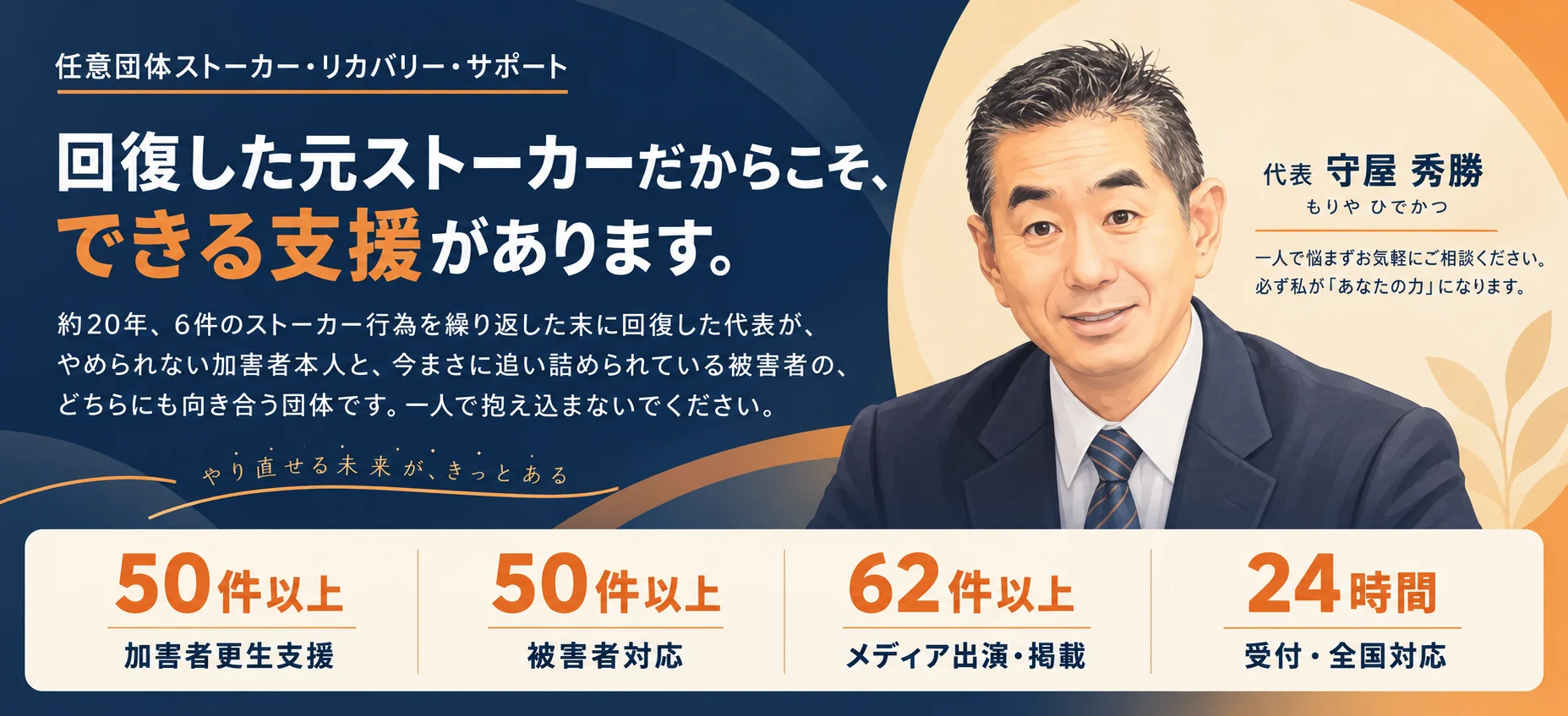 ストーカー・リカバリー・サポート｜回復した元ストーカーだからこそ、できる支援があります